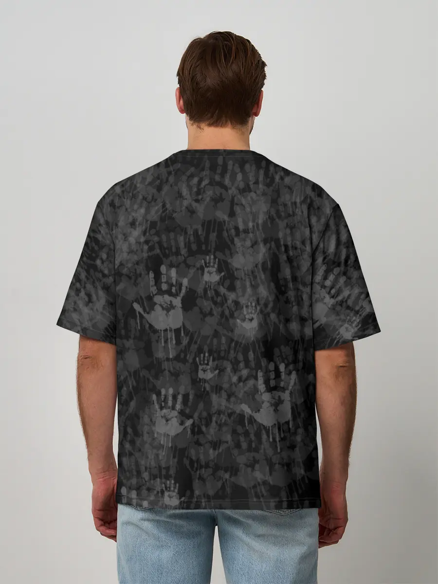 Мужская футболка оверсайз / WE KNOW / МЫ ЗНАЕМ / TES