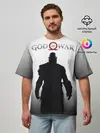 Мужская футболка оверсайз / God of War 4 Кратос