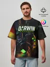 Мужская футболка оверсайз / Darwin Project | Королевская битва