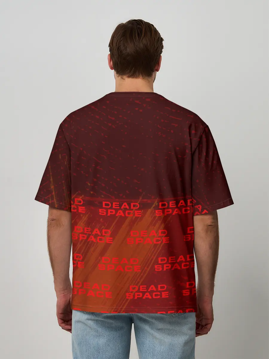 Мужская футболка оверсайз / Дэд Спейс - Краска