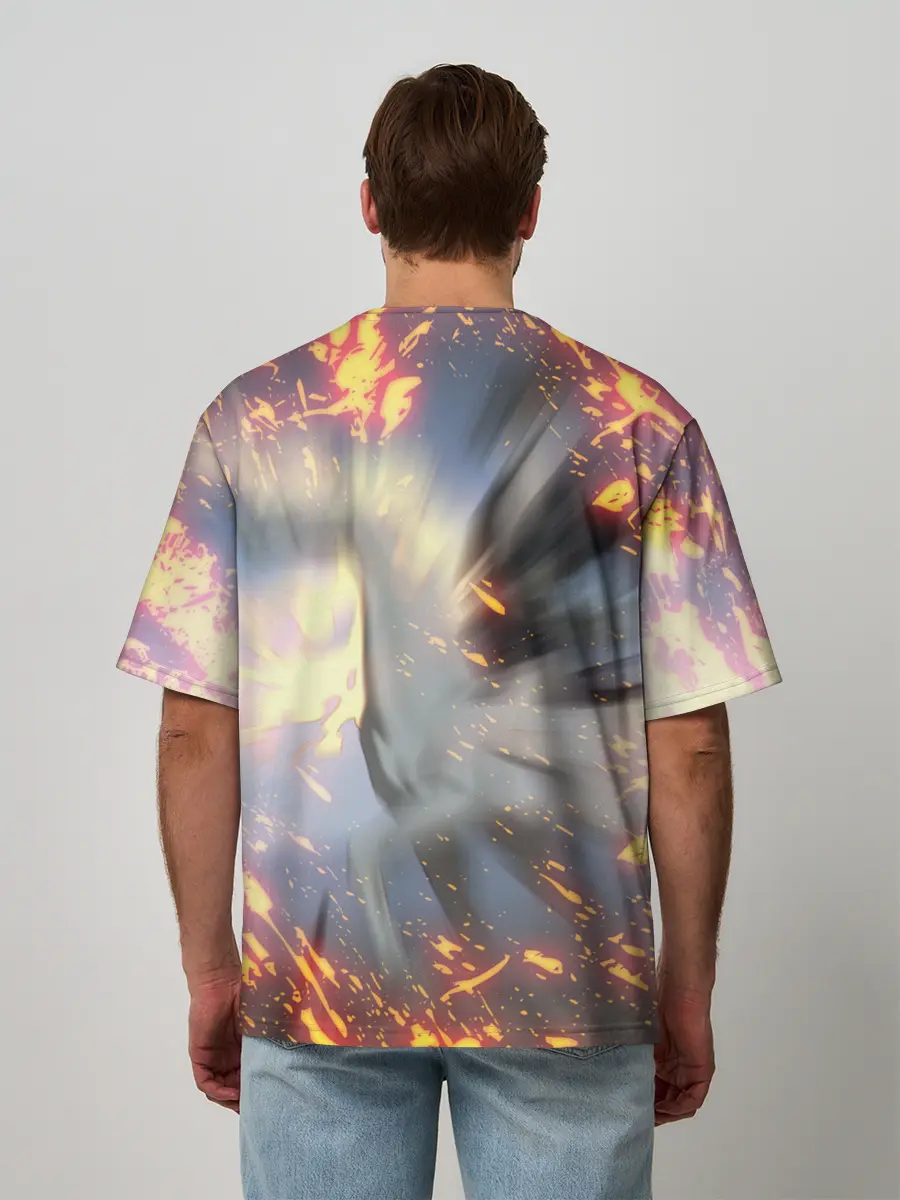 Мужская футболка оверсайз / Хяккимару и Мидоро | Дороро