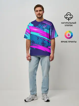 Мужская футболка оверсайз / HONDA