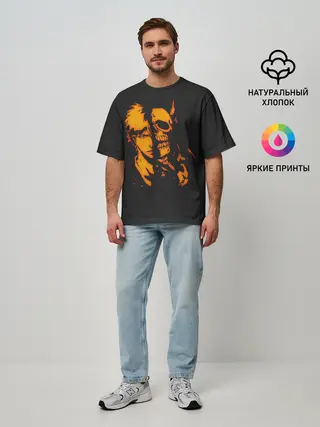 Мужская футболка оверсайз / Ichigo Kurosaki