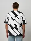 Мужская футболка оверсайз / ГЕОМЕТРИЯ,АБСТРАКЦИЯ,ПОЛОСЫ