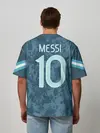 Мужская футболка оверсайз / Messi away Copa America 2020