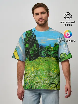 Мужская футболка оверсайз / ВАНГОГ