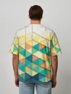 Мужская футболка оверсайз / Ромбики