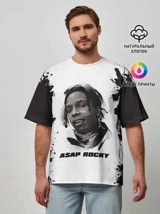 Мужская футболка оверсайз / АСАП | ASAP ROCKY