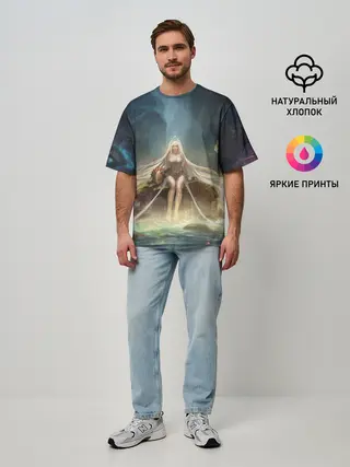 Мужская футболка оверсайз / League of legends