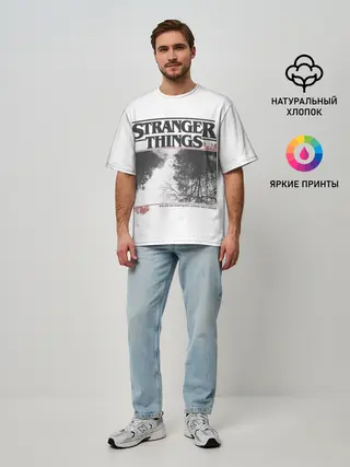 Мужская футболка оверсайз / Очень Странные Дела