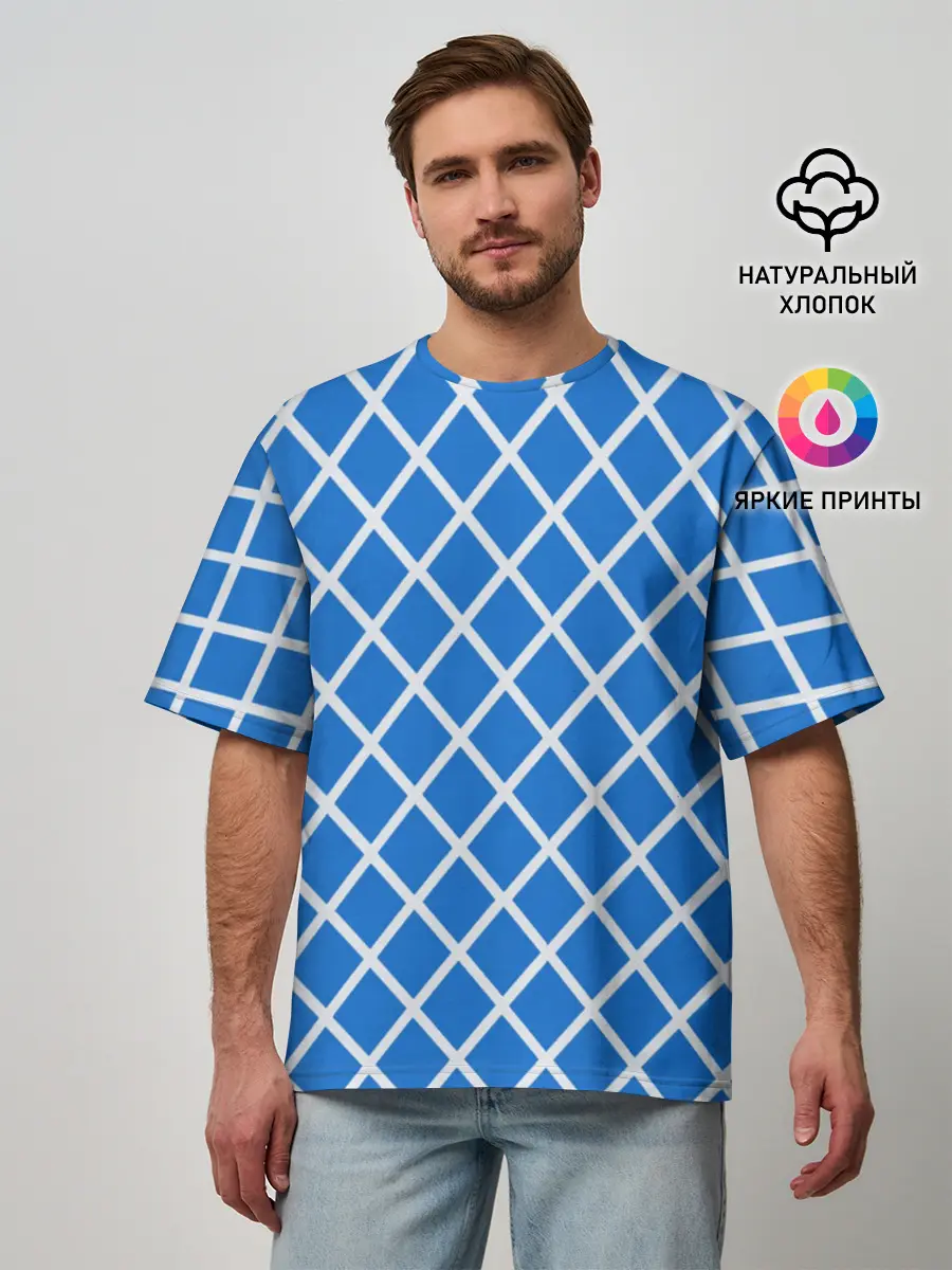 Мужская футболка оверсайз / Guido Mista Style