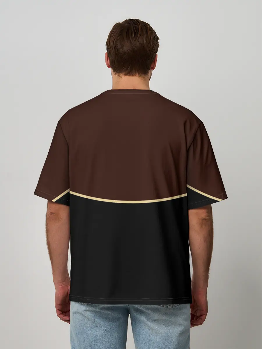 Мужская футболка оверсайз / Мантия Чёрный Бык