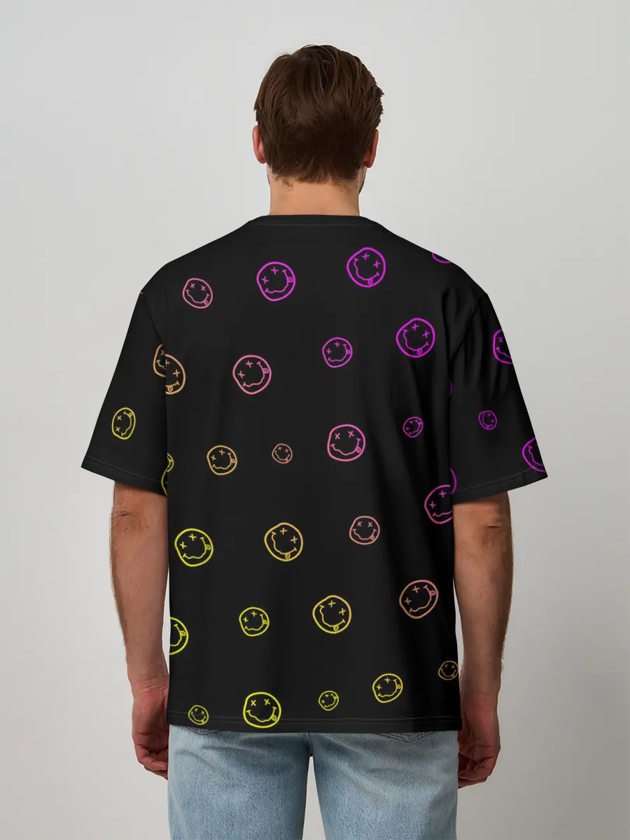 Мужская футболка оверсайз / NIRVANA / НИРВАНА