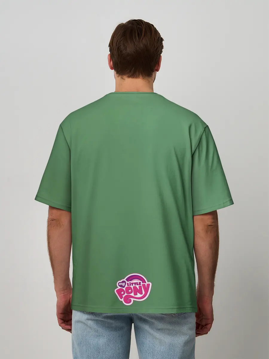 Мужская футболка оверсайз / Милая Флаттершайн