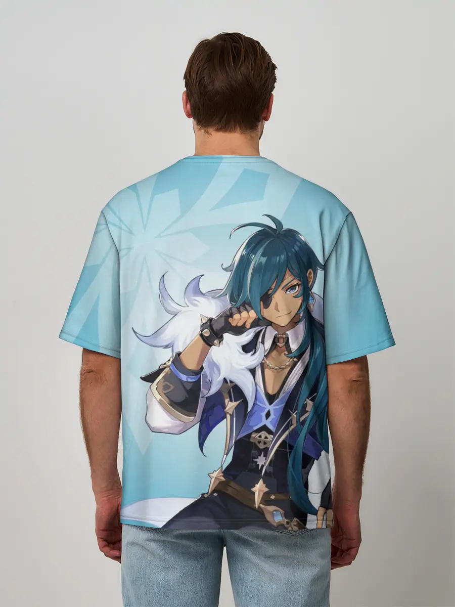 Мужская футболка оверсайз / GENSHIN IMPACT, КЭЙА