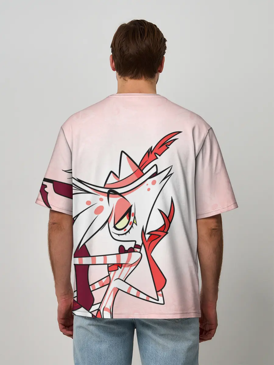 Мужская футболка оверсайз / ОТЕЛЬ ХАЗБИН ЭНДЖЕЛ ДАСТ