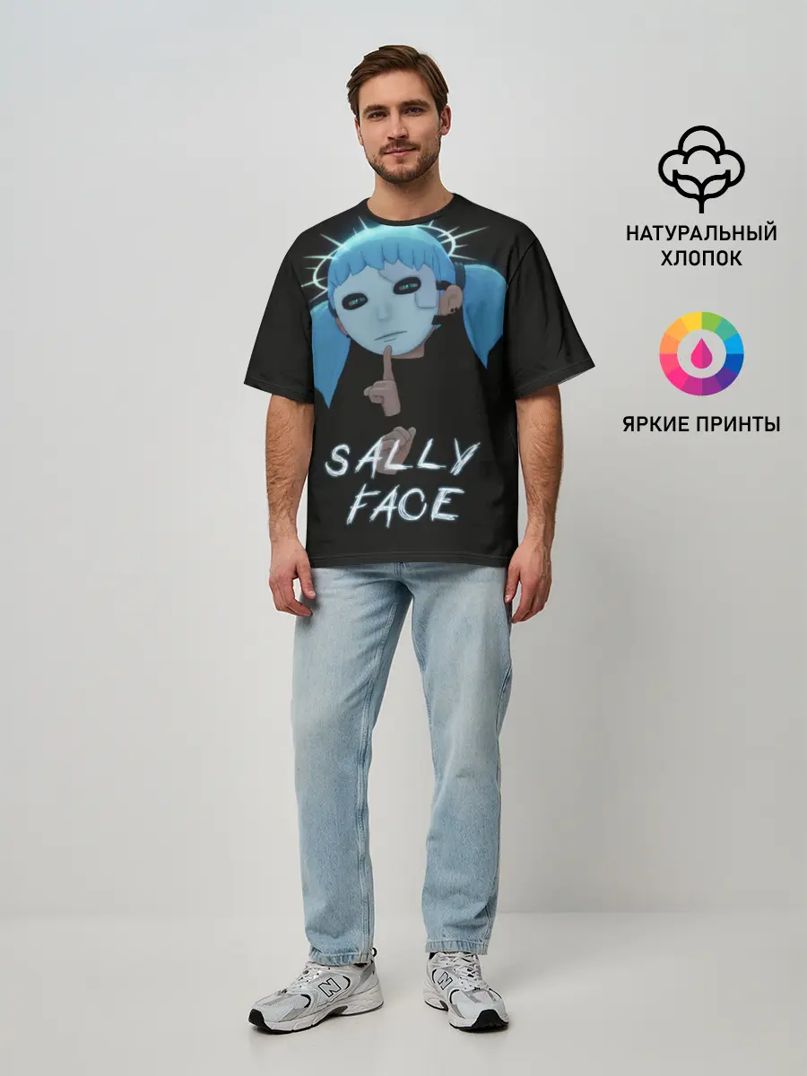 Мужская футболка оверсайз / Sally Face