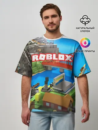 Мужская футболка оверсайз / ROBLOX