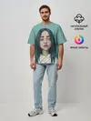 Мужская футболка оверсайз / Билли Айлиш