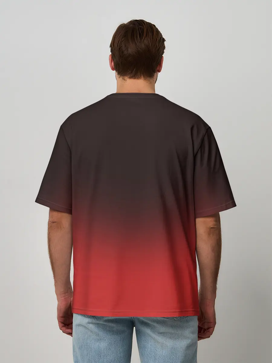 Мужская футболка оверсайз / Asuka Eva-02