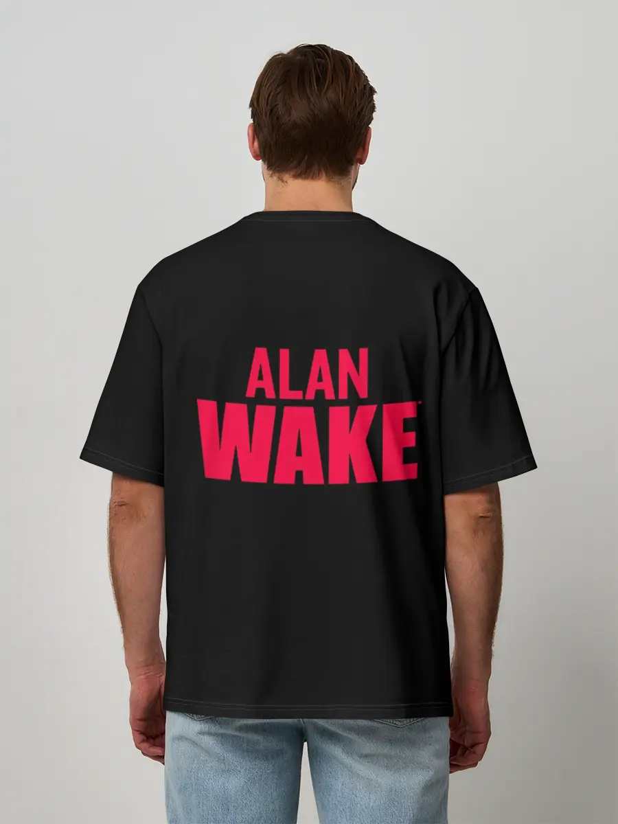 Мужская футболка оверсайз / ALAN WAKE ART