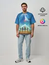Мужская футболка оверсайз / NMS: Начало
