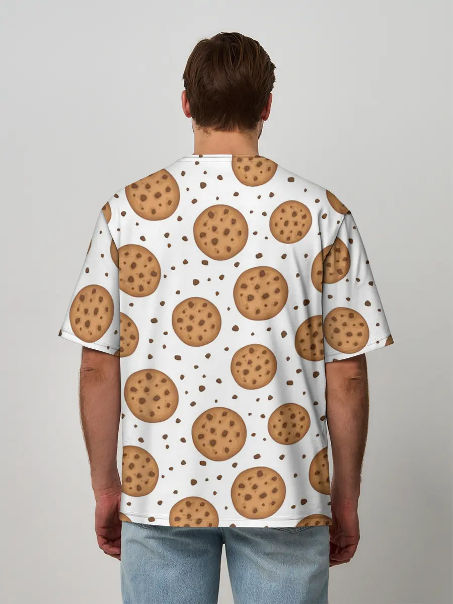 Мужская футболка оверсайз / Cookie monster