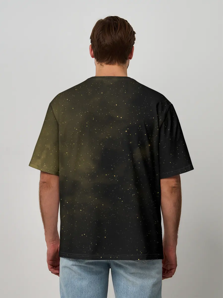 Мужская футболка оверсайз / Танджиро и Незуко Kimetsu no Yaiba