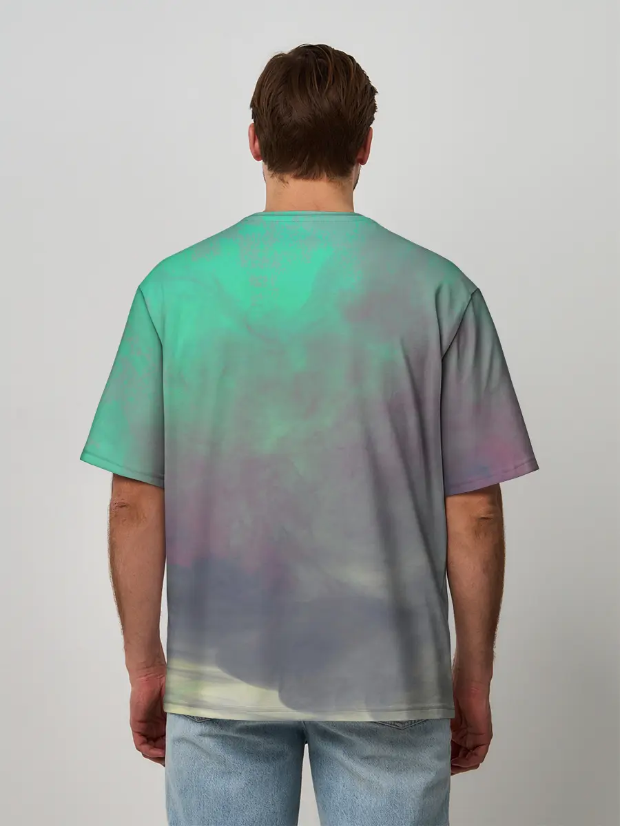 Мужская футболка оверсайз / Рыбак