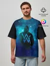 Мужская футболка оверсайз / Alan Walker