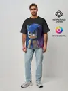 Мужская футболка оверсайз / SONIC