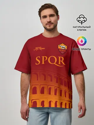 Мужская футболка оверсайз / Рома