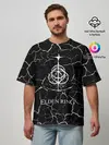 Мужская футболка оверсайз / Elden Ring - Cracks