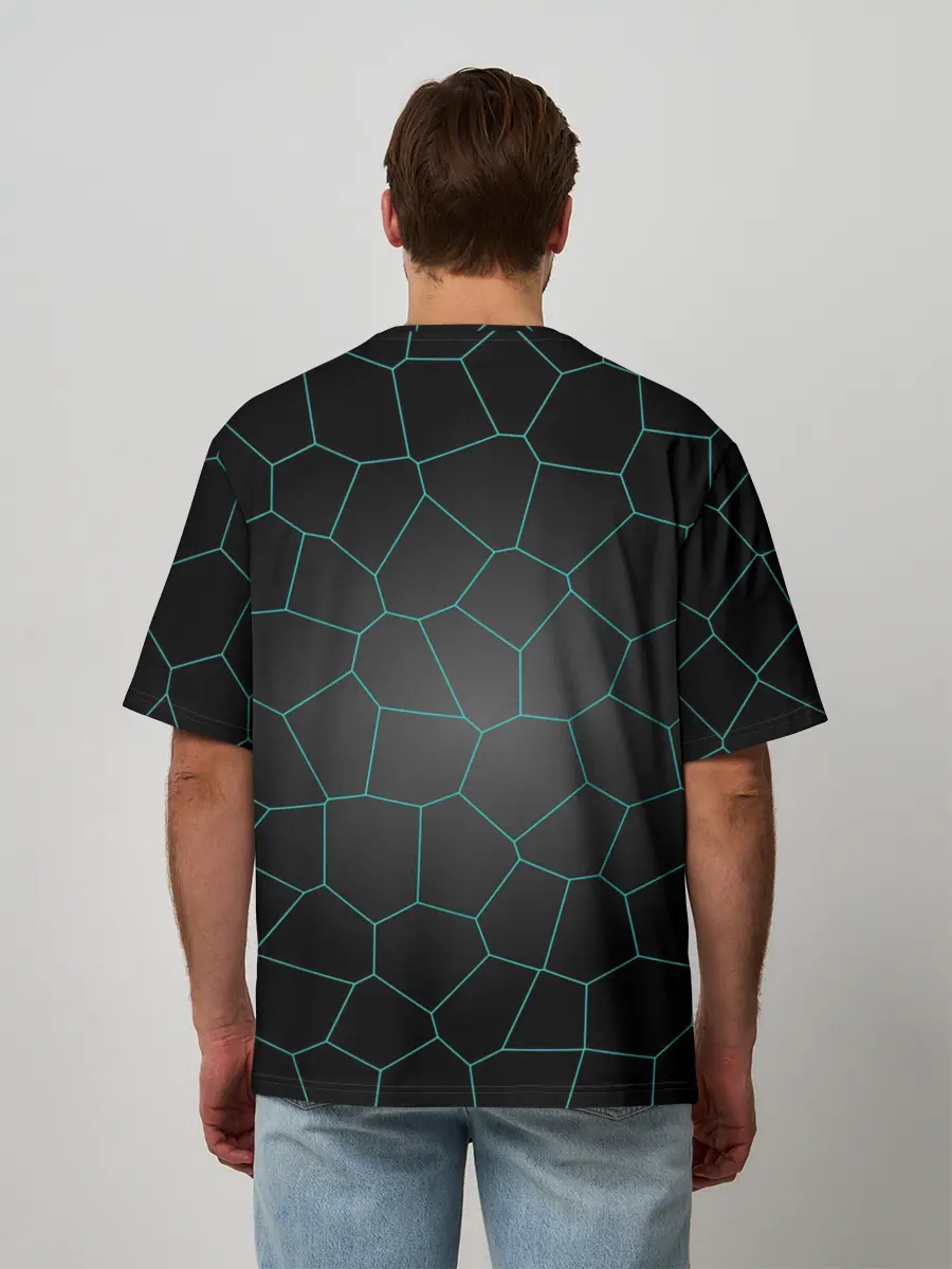 Мужская футболка оверсайз / DETROIT