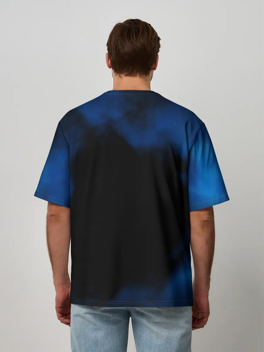 Мужская футболка оверсайз / Тандзиро Камадо Kimetsu no Yaiba