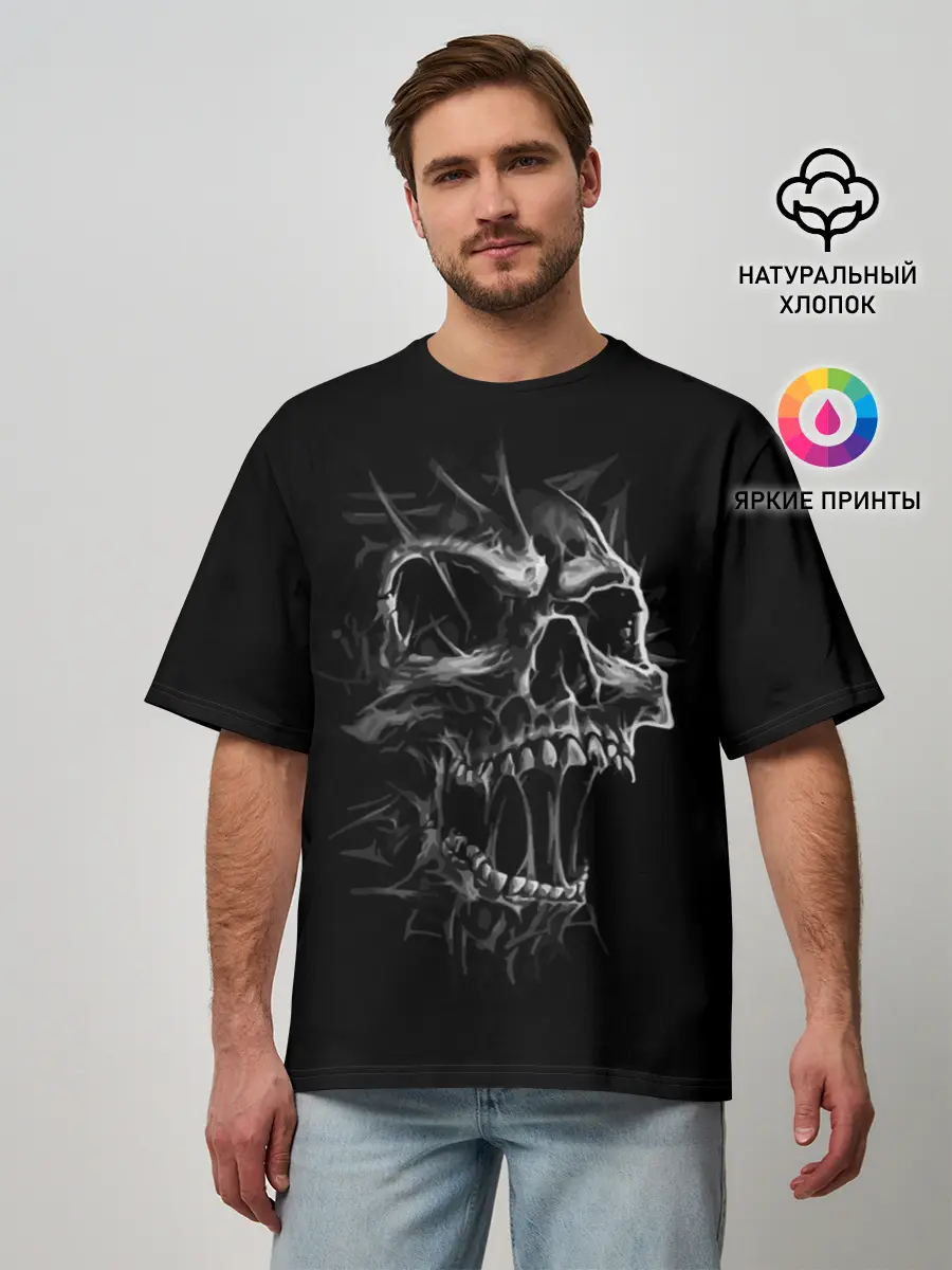 Мужская футболка оверсайз / Cry