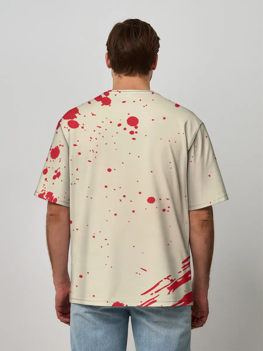 Мужская футболка оверсайз / Луффи One Piece. Большой куш