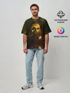 Мужская футболка оверсайз / Сталкер | Метро