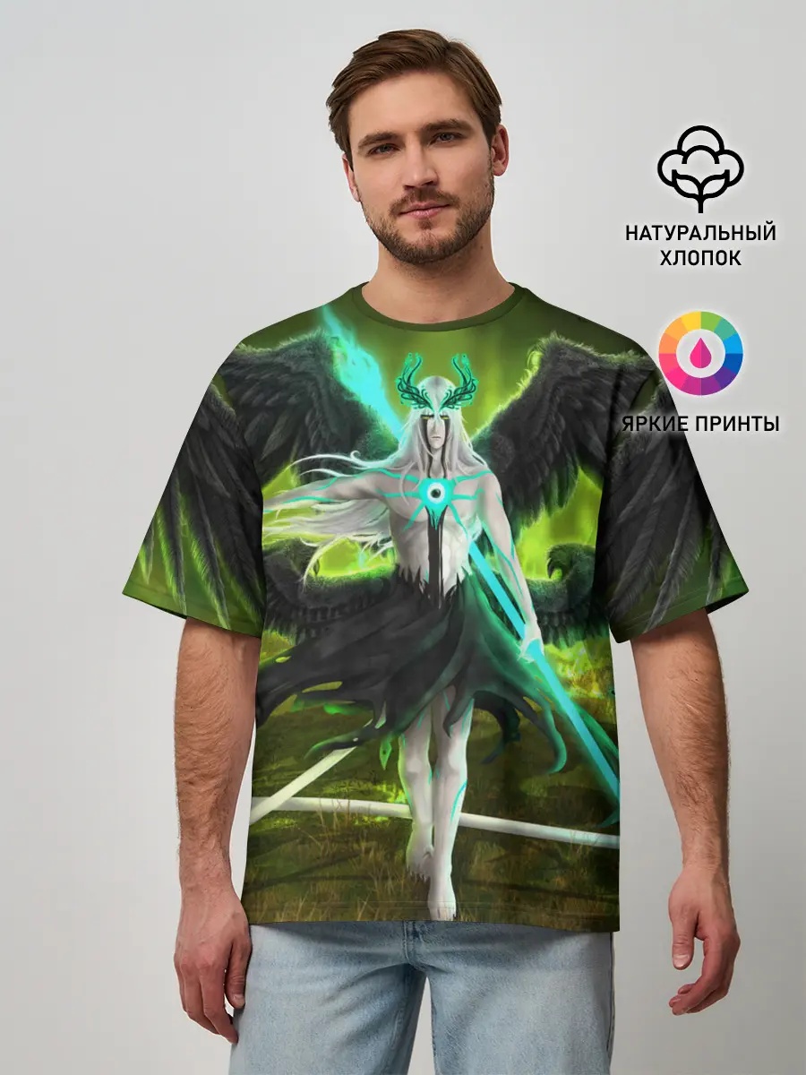 Мужская футболка оверсайз / Ulquiorra Schiffer Bleach