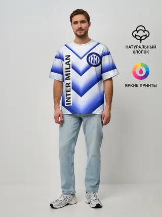 Мужская футболка оверсайз / ИНТЕР МИЛАН / INTER MILAN