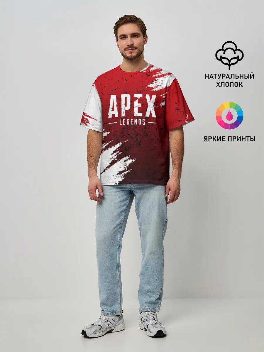 Мужская футболка оверсайз / APEX LEGENDS