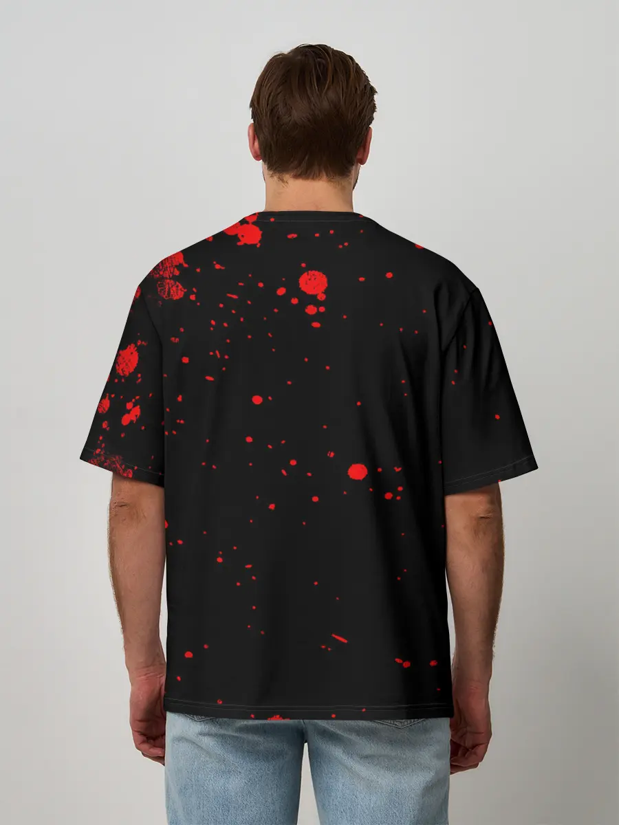 Мужская футболка оверсайз / Сектор Газа