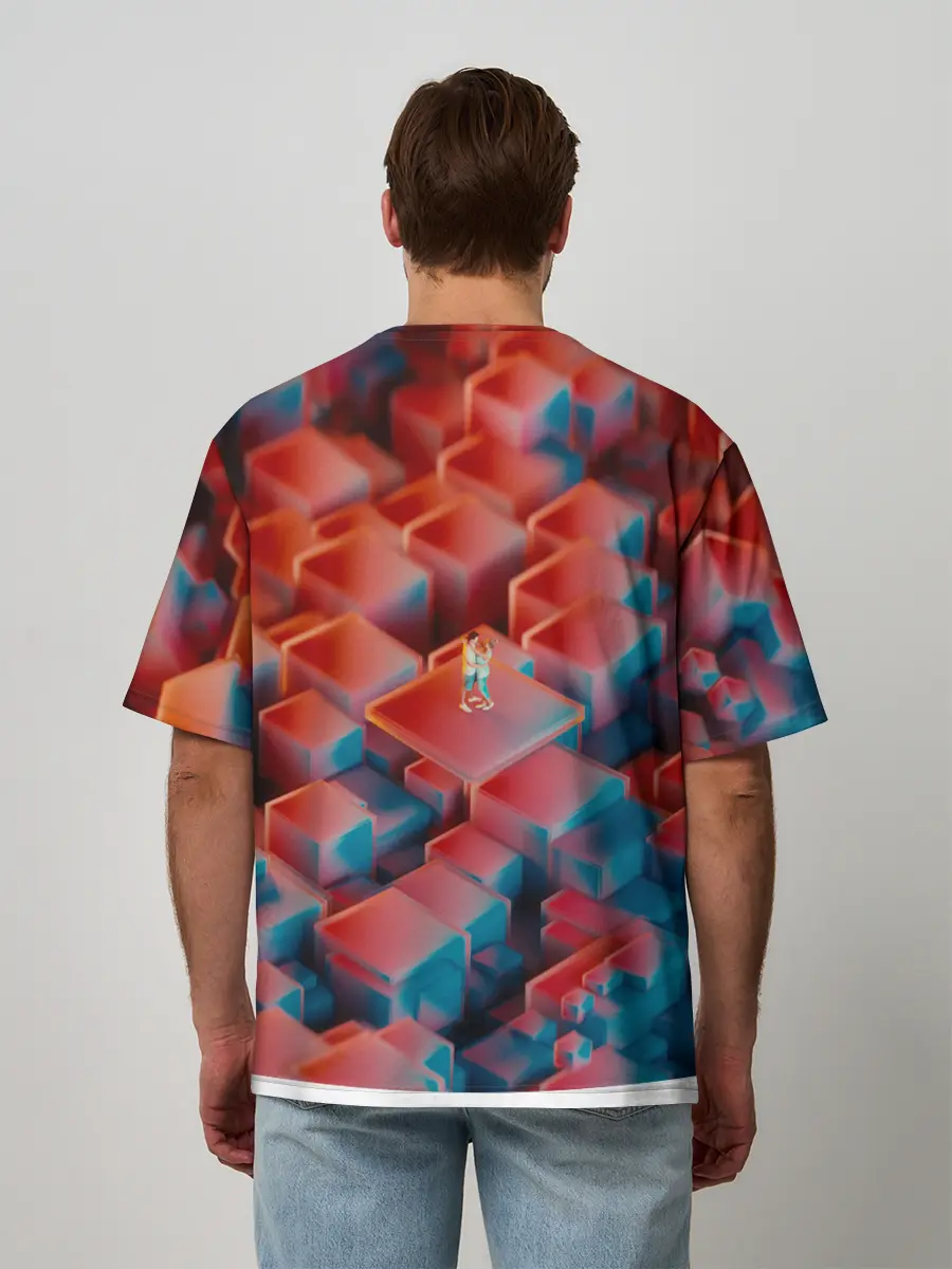 Мужская футболка оверсайз / Пара