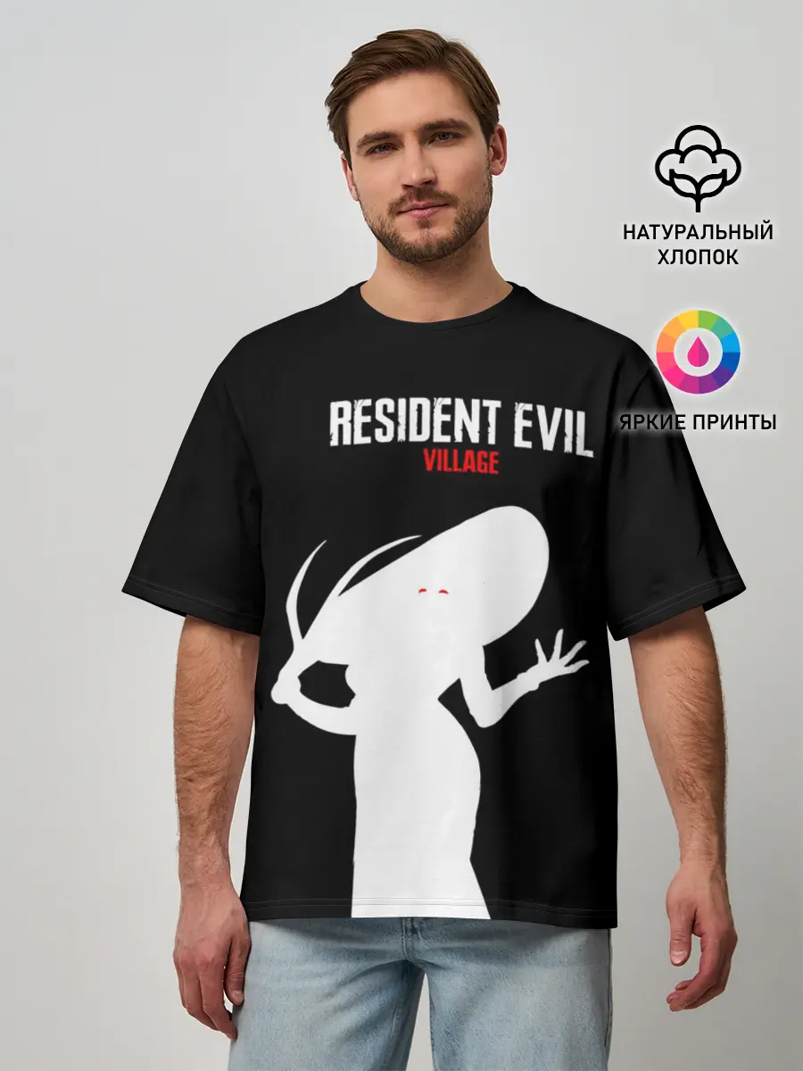 Мужская футболка оверсайз / RESIDENT EVIL: VILLAGE