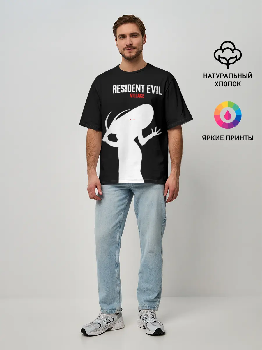 Мужская футболка оверсайз / RESIDENT EVIL: VILLAGE