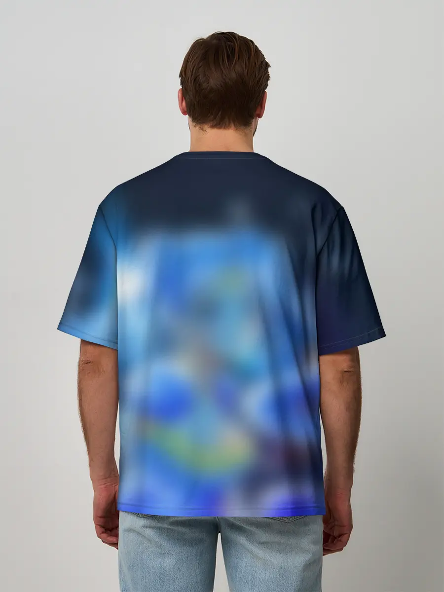 Мужская футболка оверсайз / СЕЙЛОР МУН