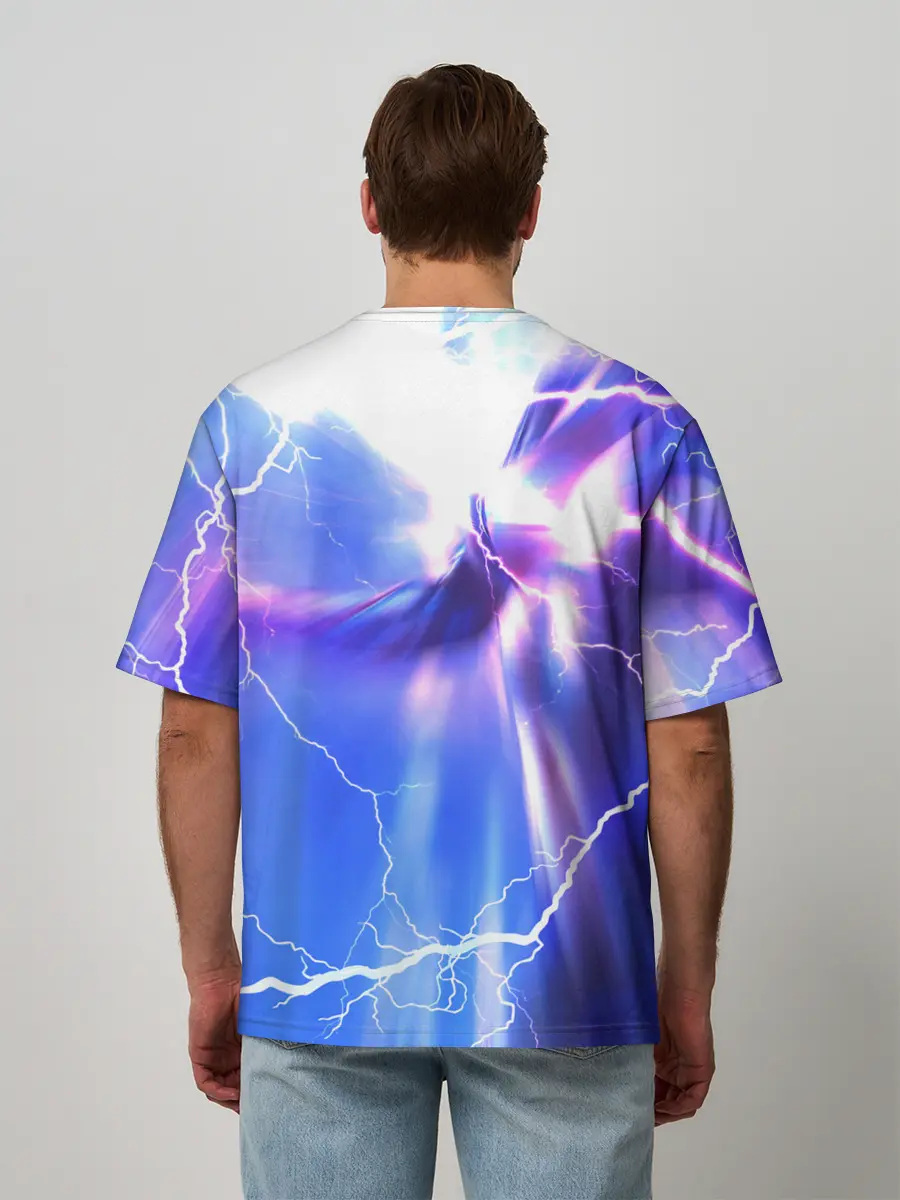 Мужская футболка оверсайз / CYBERPUNK 2077 | КИБЕРПАНК