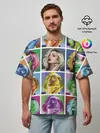 Мужская футболка оверсайз / Buzova pop-art