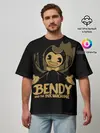 Мужская футболка оверсайз / Bendy and the ink machine