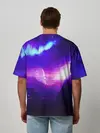 Мужская футболка оверсайз / Космическое сияние